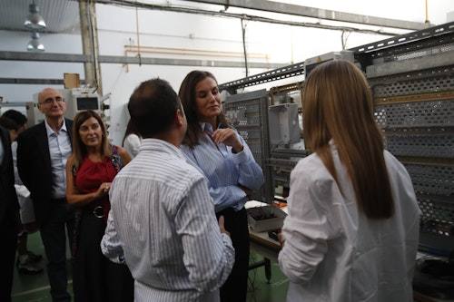 Los estudiantes admiten que estaban «nerviosos» con la visita.