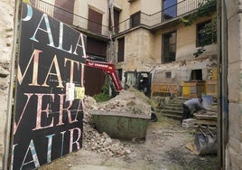 Las obras han comenzado en el palacio de la 'almendra'.