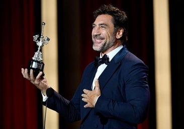 Bardem recibe el Premio Donostia «con todo el amor que este Festival me ha mostrado»