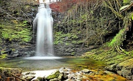 Las cascadas de Lamiñe se han convertido en una joya de Cantabria.