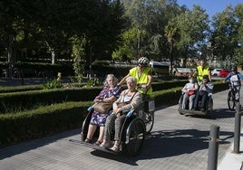 Se organizarán paseos en triciclo por la localidad, especialmente diseñados para personas mayores o con movilidad reducida