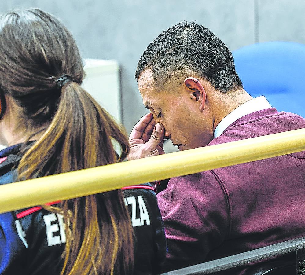 Nelson David Moreno durante el juicio por un intento de asesinato que le ha supuesto diez años de cárcel.