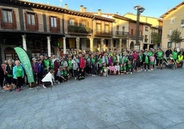 Las marchas de la Asociación Contra el Cáncer de Álava cuentan con una enorme participación.