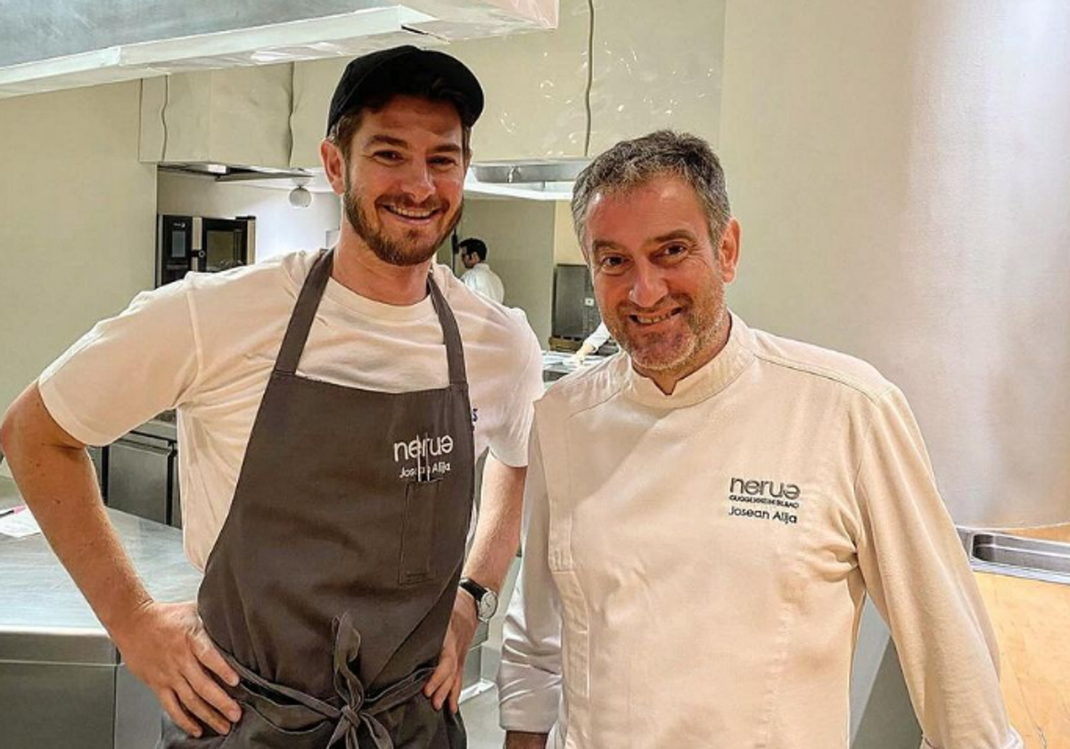 El restaurante del centro de Bilbao con una Estrella Michelin que ha visitado el actor de Spider-Man Andrew Garfield