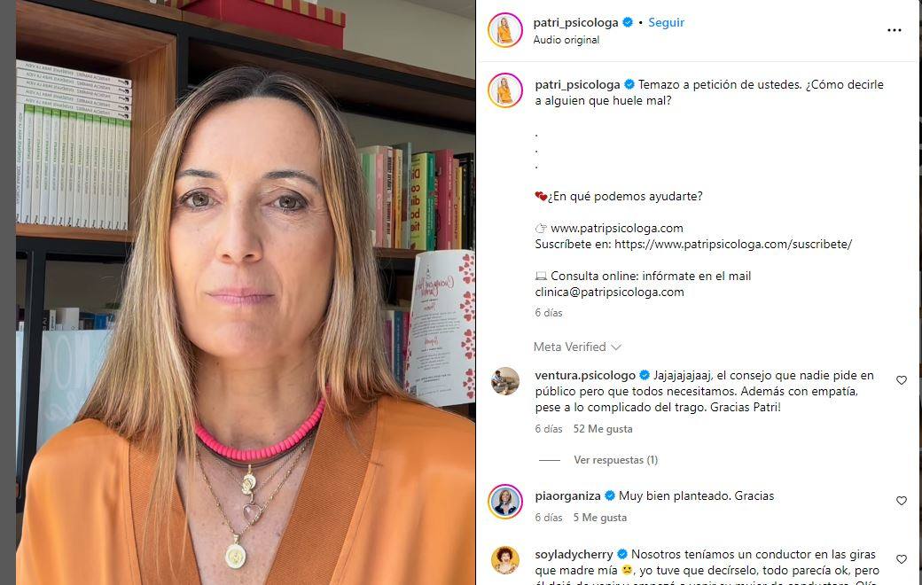 Cómo decirle a alguien que huele mal, según Patri Psicóloga | El Correo