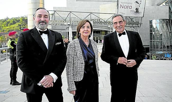 Alfonso Icaza, Martine Byrde y Javier Echenique. 