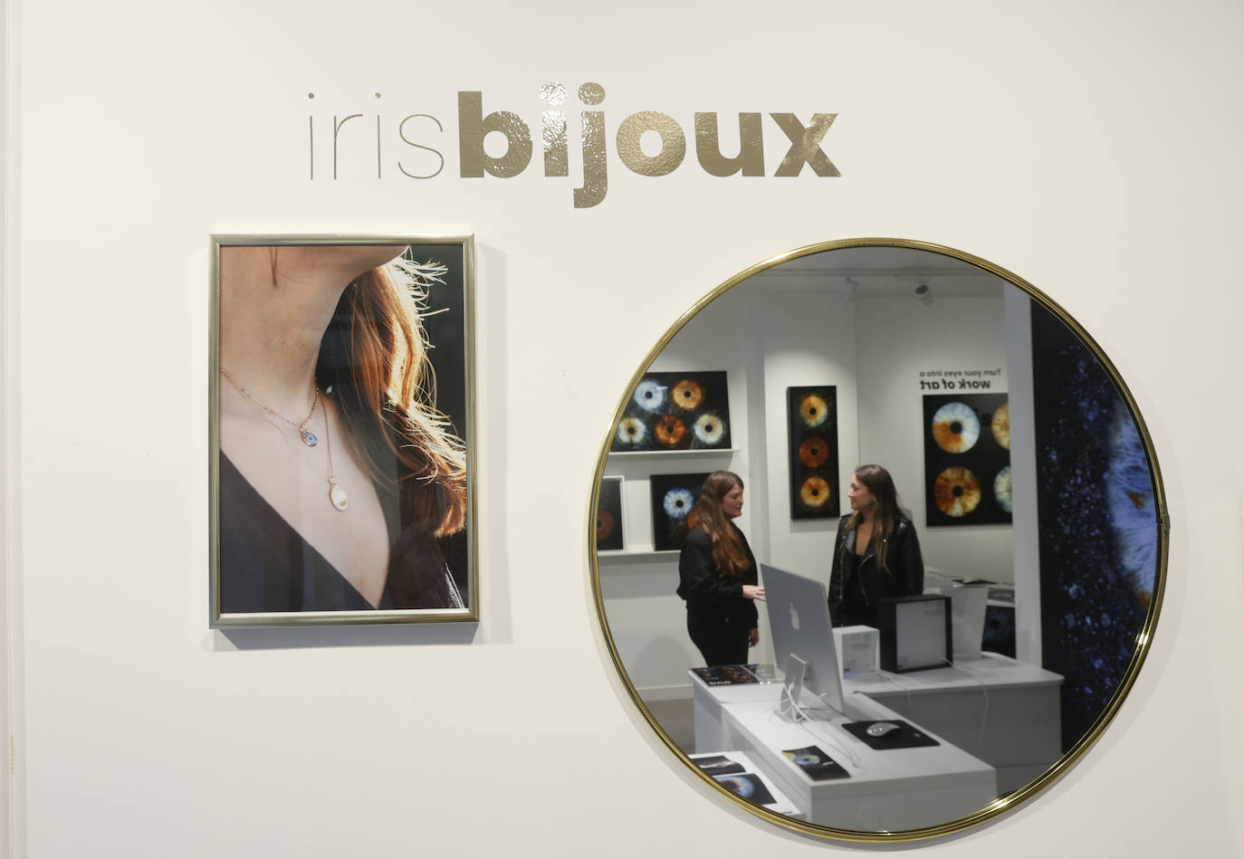 La nueva tienda de Bilbao que convierte tus ojos en un collar o un cuadro para el salón