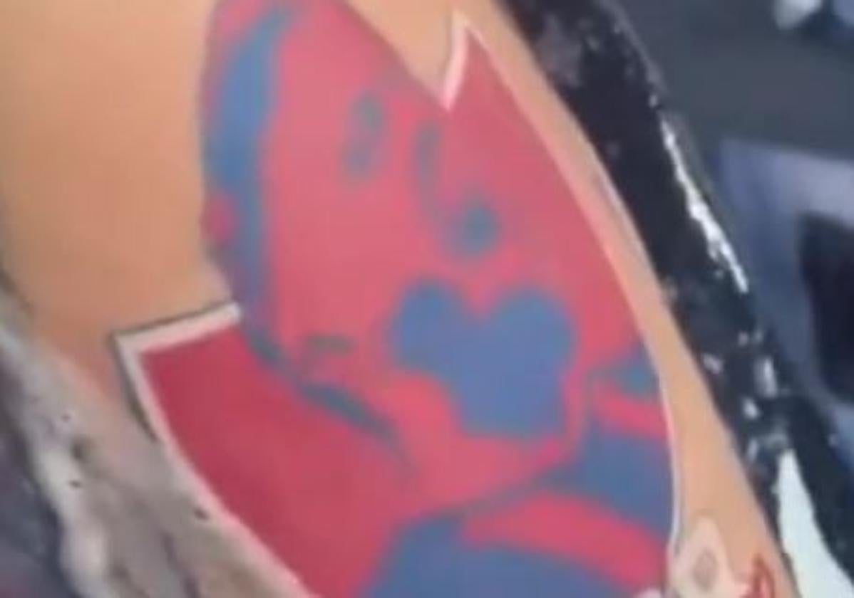 La reacción de los argentinos con un hincha del San Lorenzo que se tatuó a Muniain en el brazo