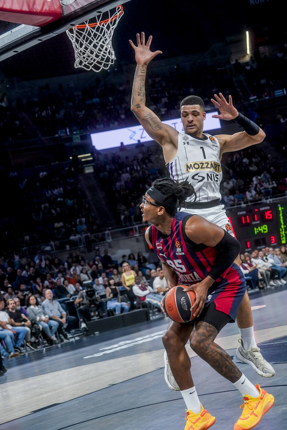 Baskonia-Partizan, en imágenes