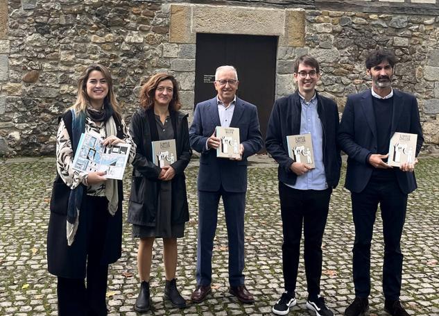 Presentación del cómic en Chillida Leku.