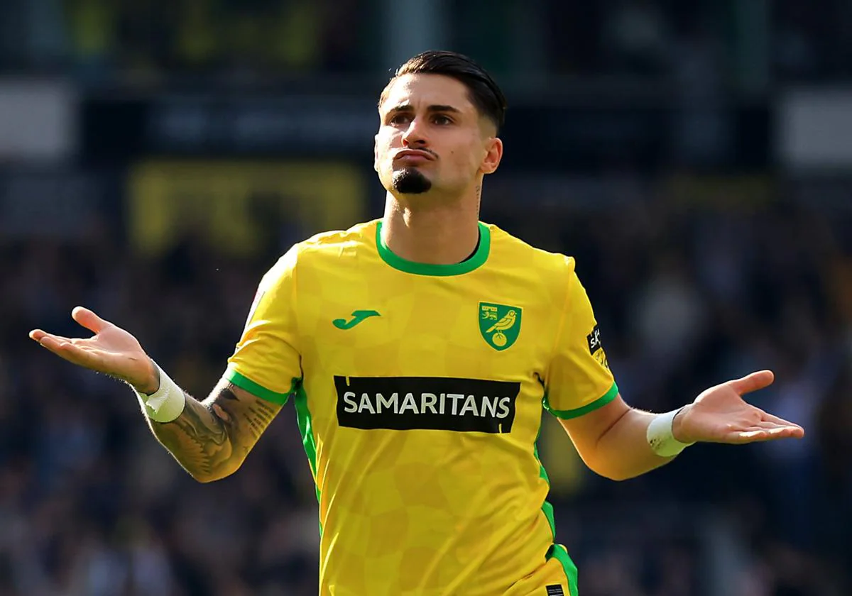 Sain celebra su gol ante el Hull City.