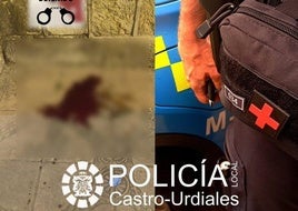 Trasladan a Cruces a un joven apuñalado en Castro esta madrugada