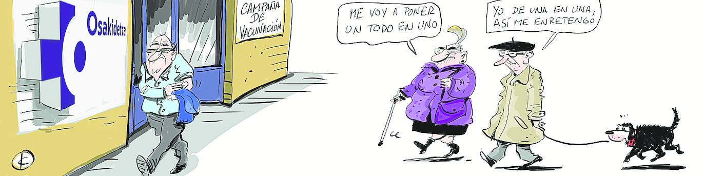 La viñeta de Cerrajería sobre la campaña de vacunación
