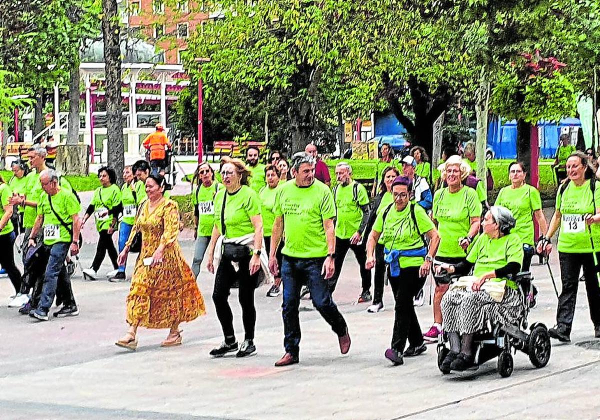 Los participantes en la marcha salieron del parque Antonio Machado.