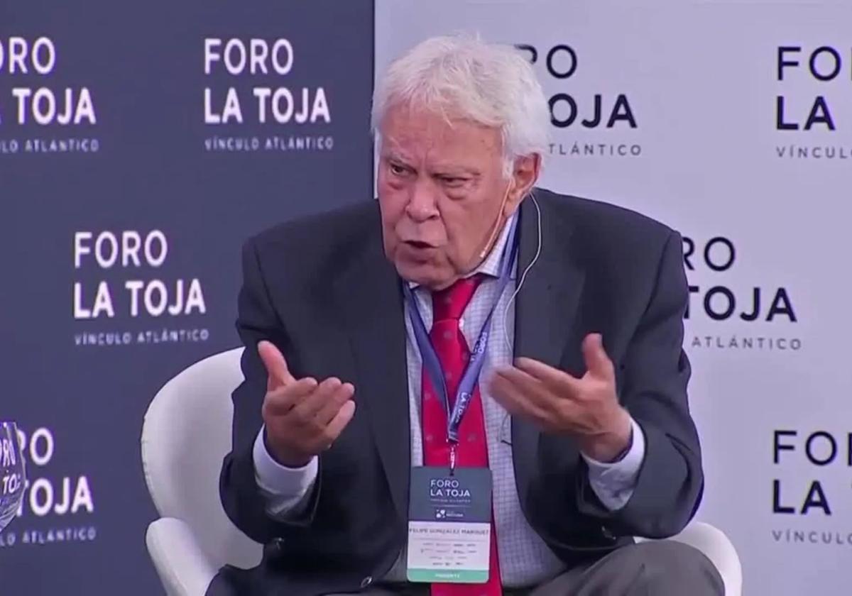 El expresidente del Gobierno, Felipe González.