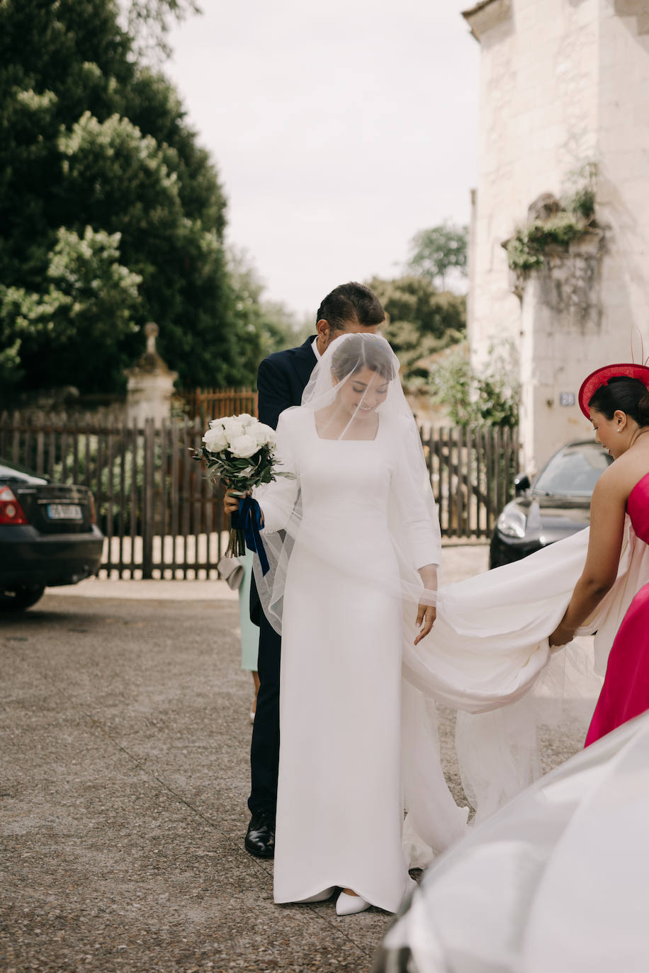 Cecilia, la novia que viajó cuatro veces desde México para hacerse en Bilbao su vestido soñado