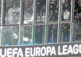 Dura sanción de la UEFA al Anderletch por los altercados de sus ultras en Anoeta