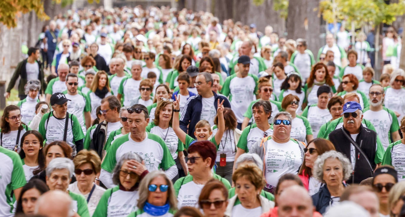 La marcha contra el cáncer, en imágenes