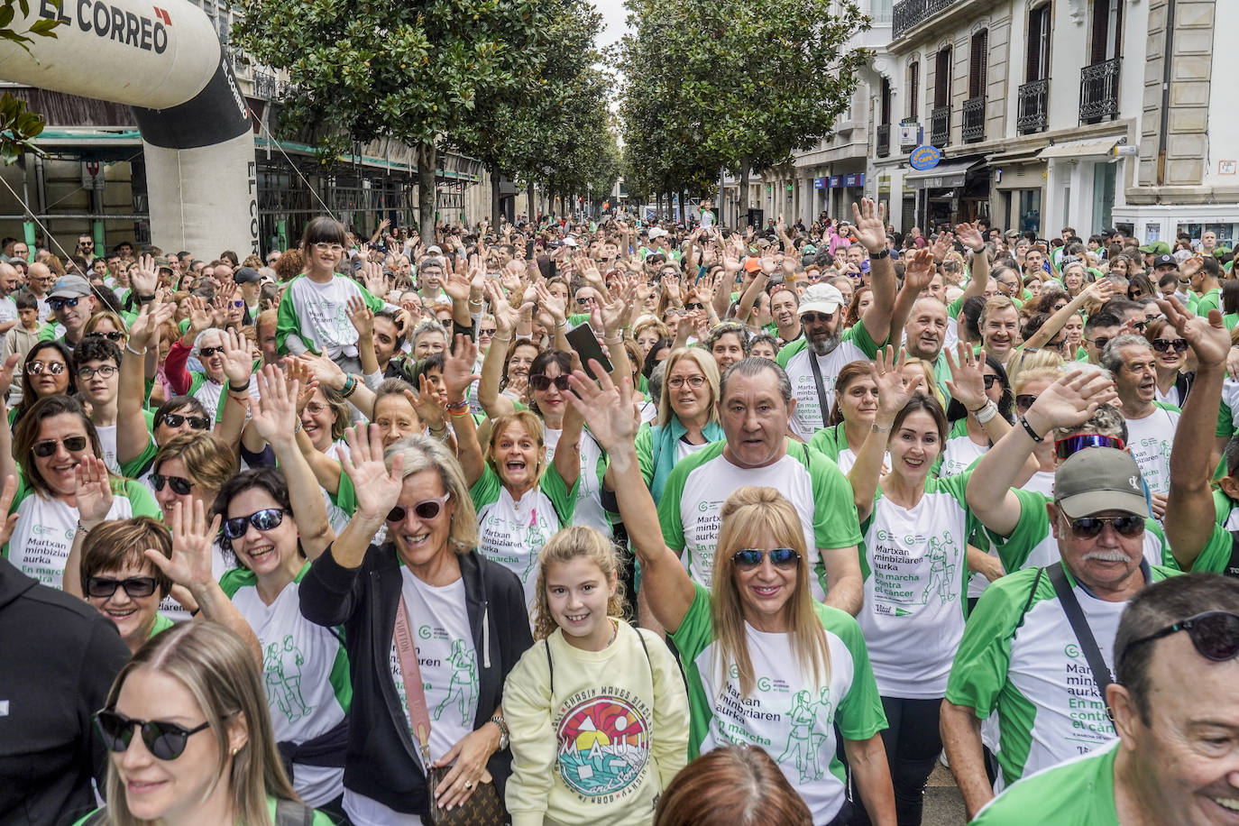 La marcha contra el cáncer, en imágenes