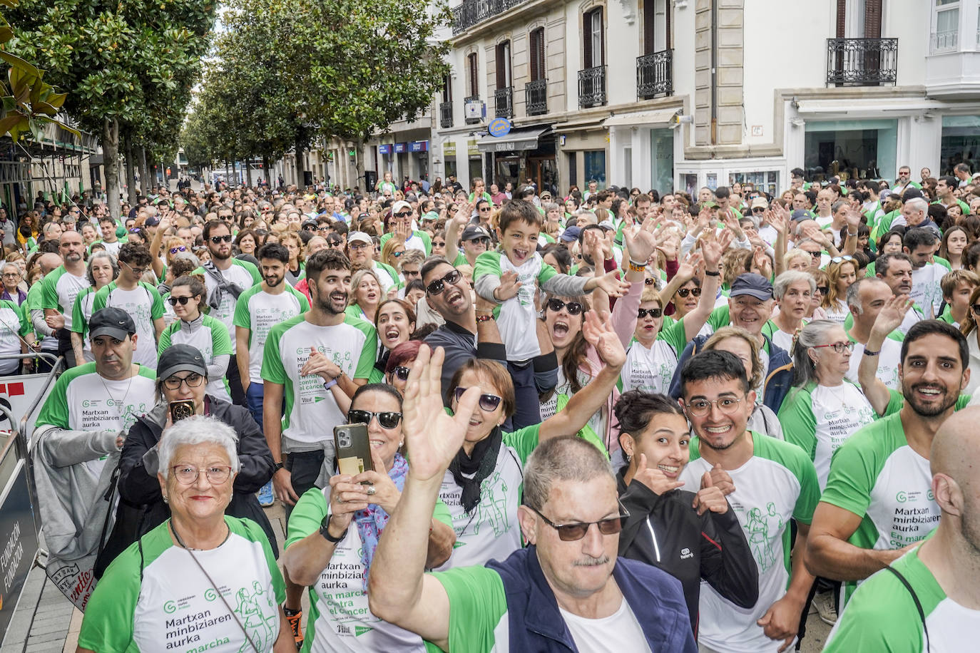 La marcha contra el cáncer, en imágenes