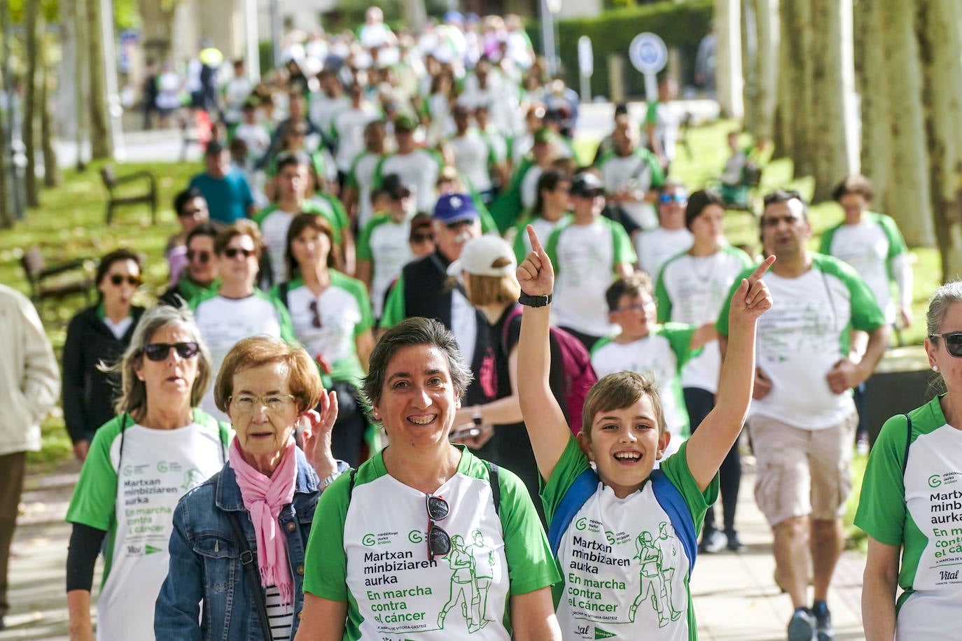 La marcha contra el cáncer, en imágenes