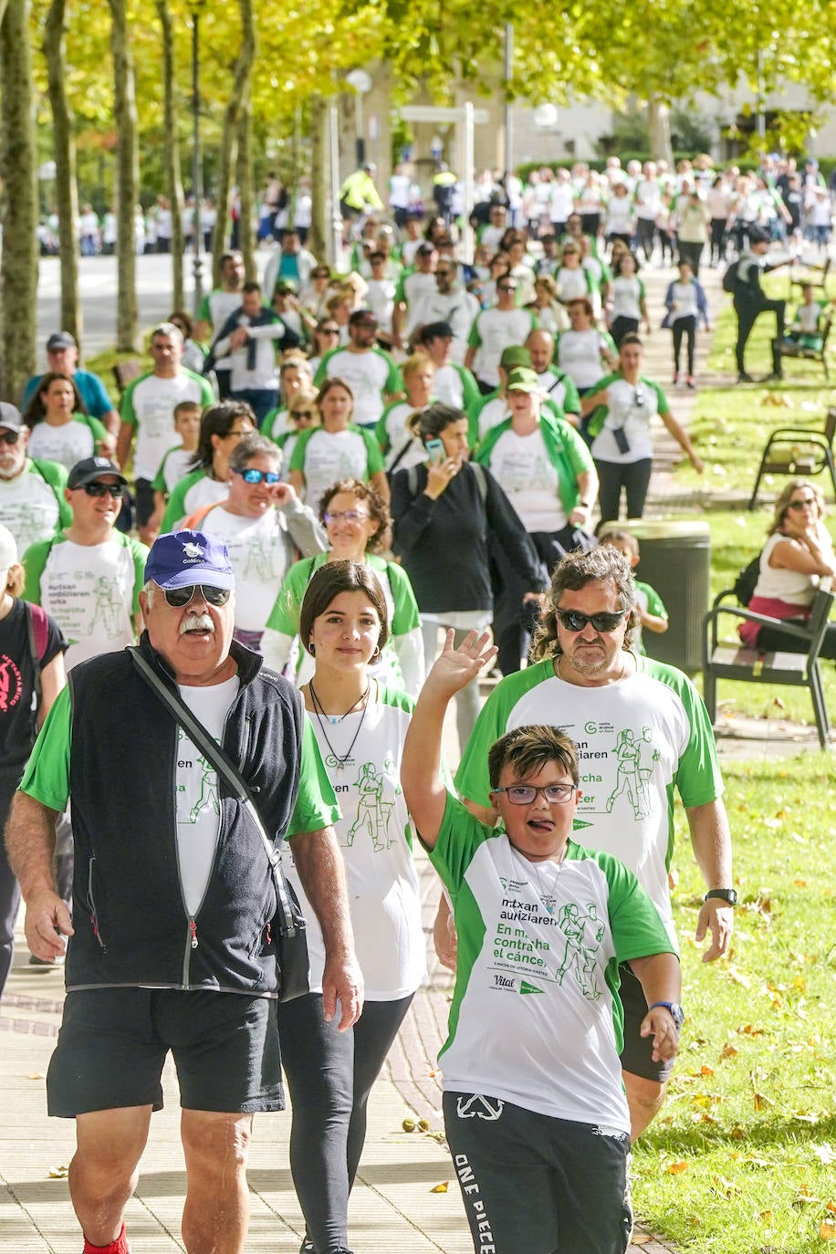 La marcha contra el cáncer, en imágenes