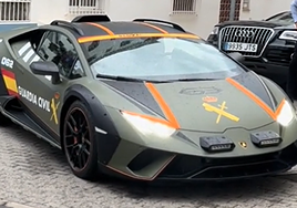 Lo que hay detrás del Lamborghini de la Guardia Civil