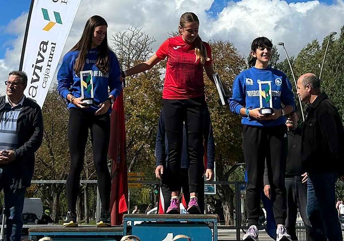 Cuatro atletas mirandeses se cuelgan la medalla de oro en la prueba Carrera Viva de Burgos