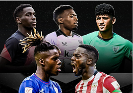 El Athletic se suma al movimiento 'Black History Month' con una fotografía de sus cinco jugadores negros y vascos