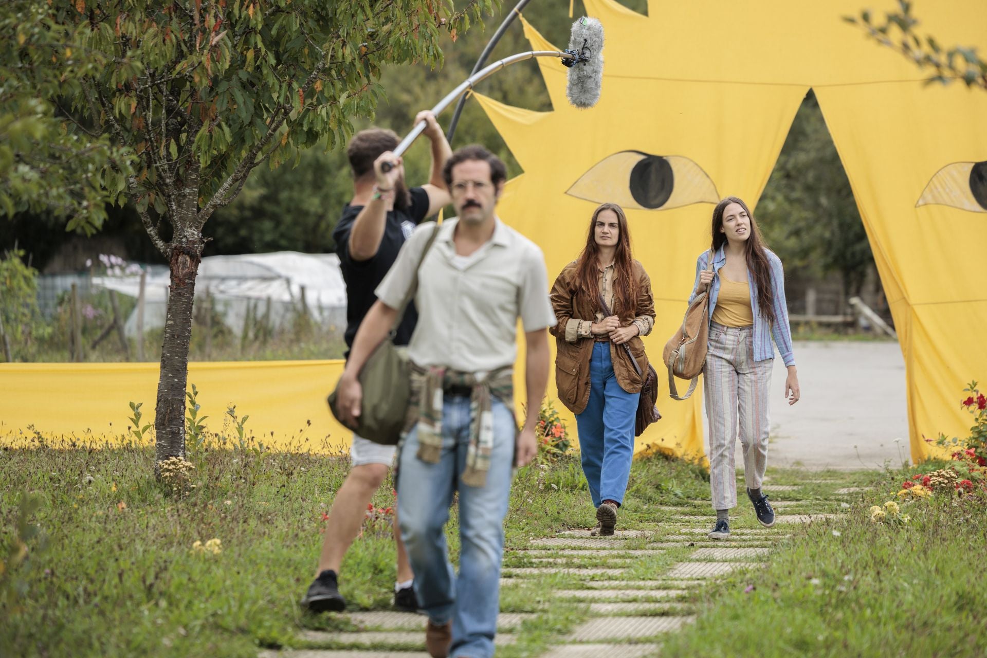 La mayor parte rodaje de 'Anekumen' se ha llevado a cabo en Barria.