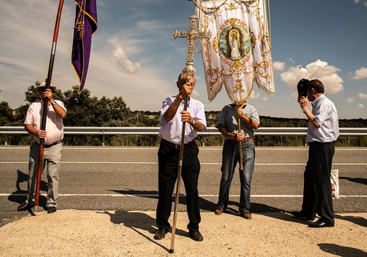 Una de las fotografías de Bravo que se pueden ver en Laguardia.