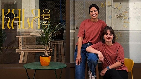 El sueño de dos amigas: un novedoso espacio en Galdakao para pintar o tejer tomando un café