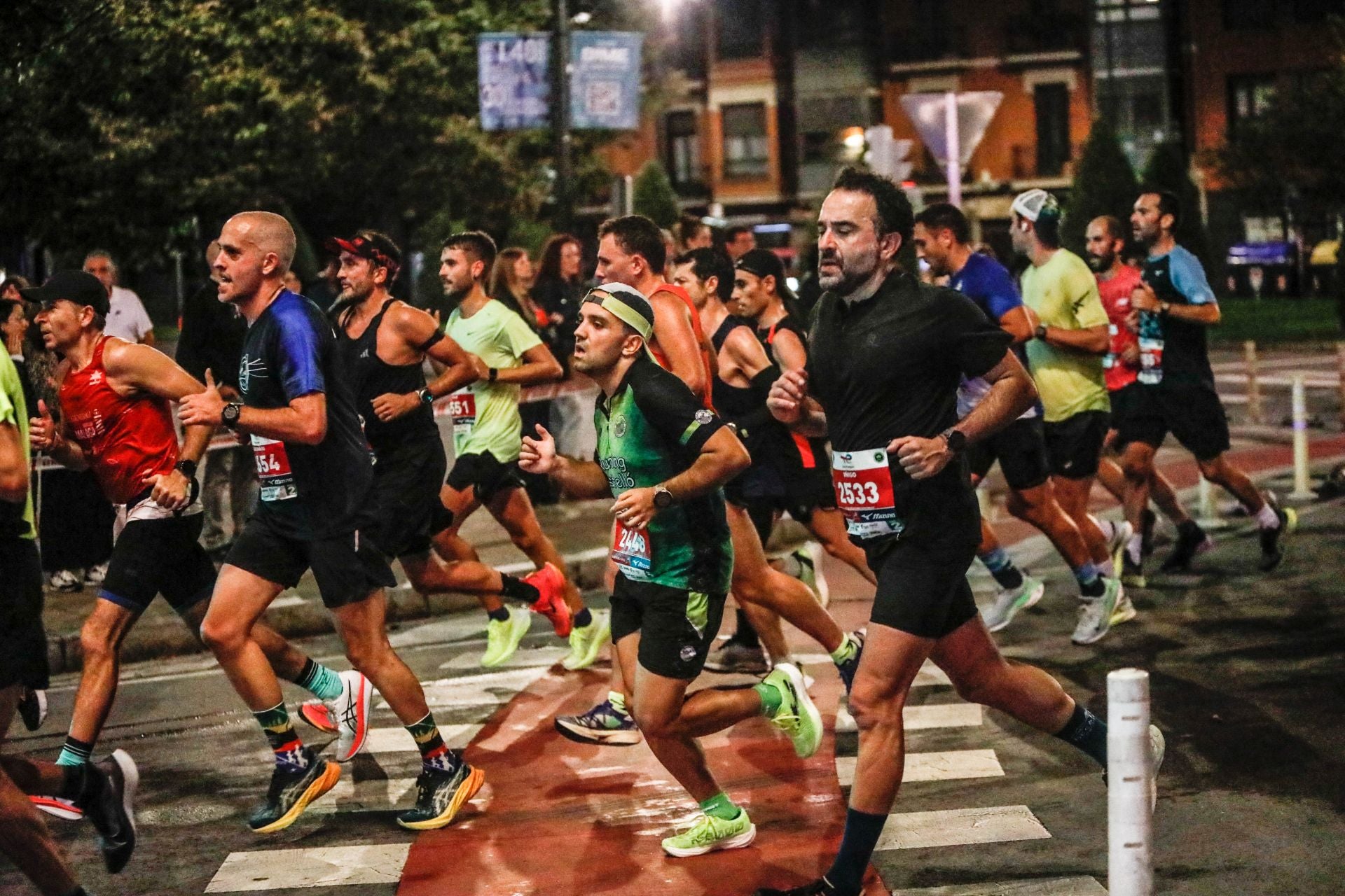 Las mejores imágenes del la Bilbao Night Maraton