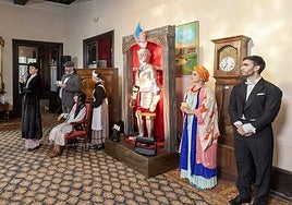 Puesta en escena de la obra de teatro 'El Alma Errante de Artaza', creada para el 498 aniversario de Leioa.