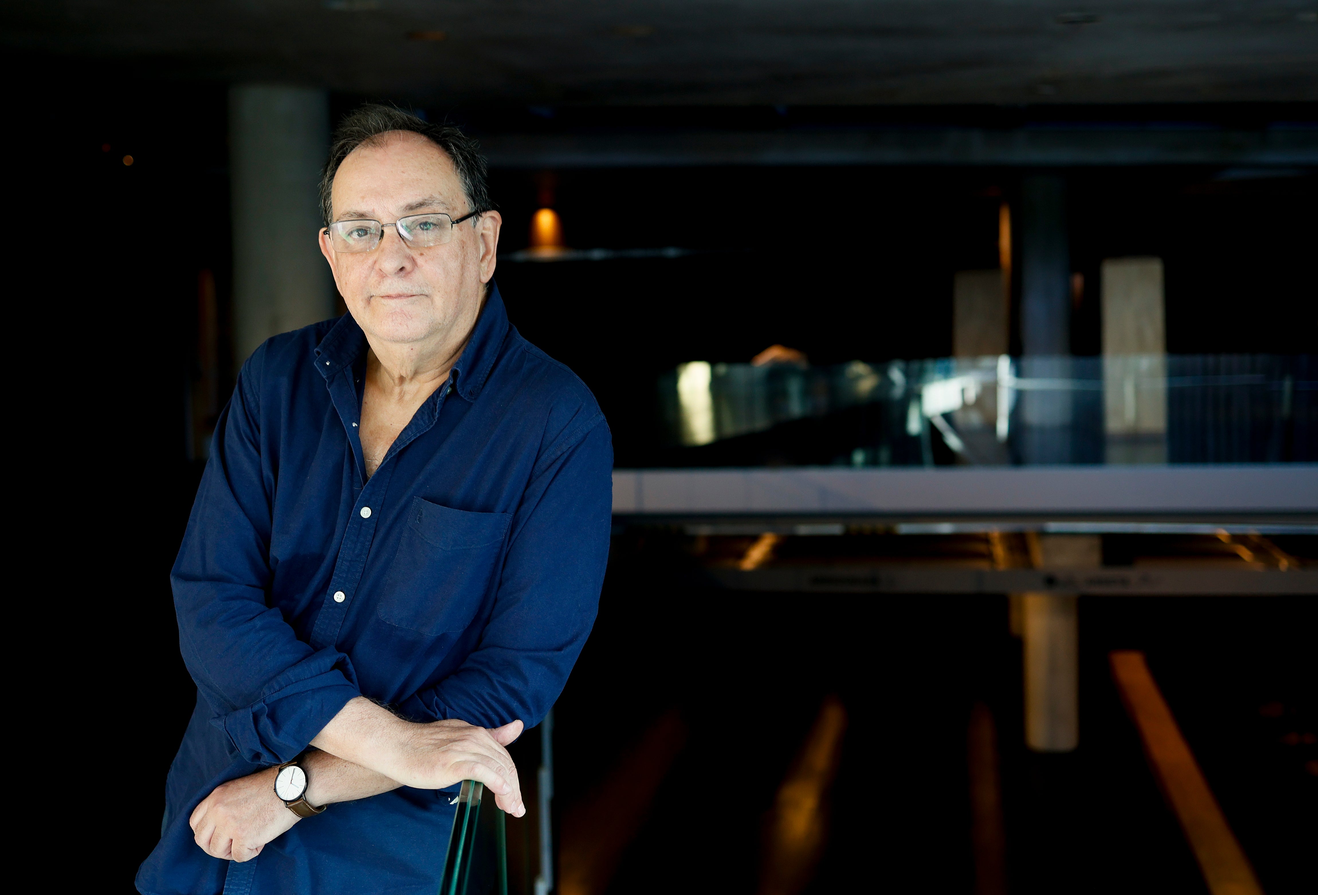 El crítico literario y profesor de la Universidad Autónoma de Barcelona Fernando Valls, este jueves en Bilbao.