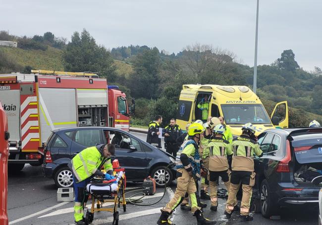 Accidente en Artea
