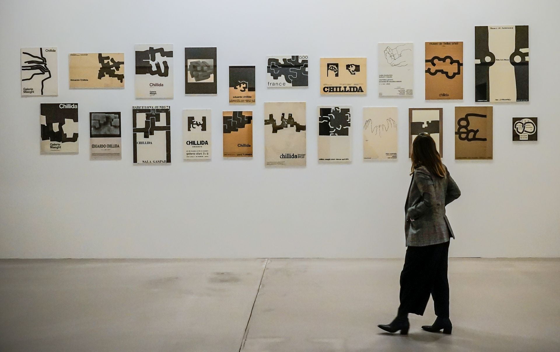 Los carteles más icónicos de Chillida en el Artium