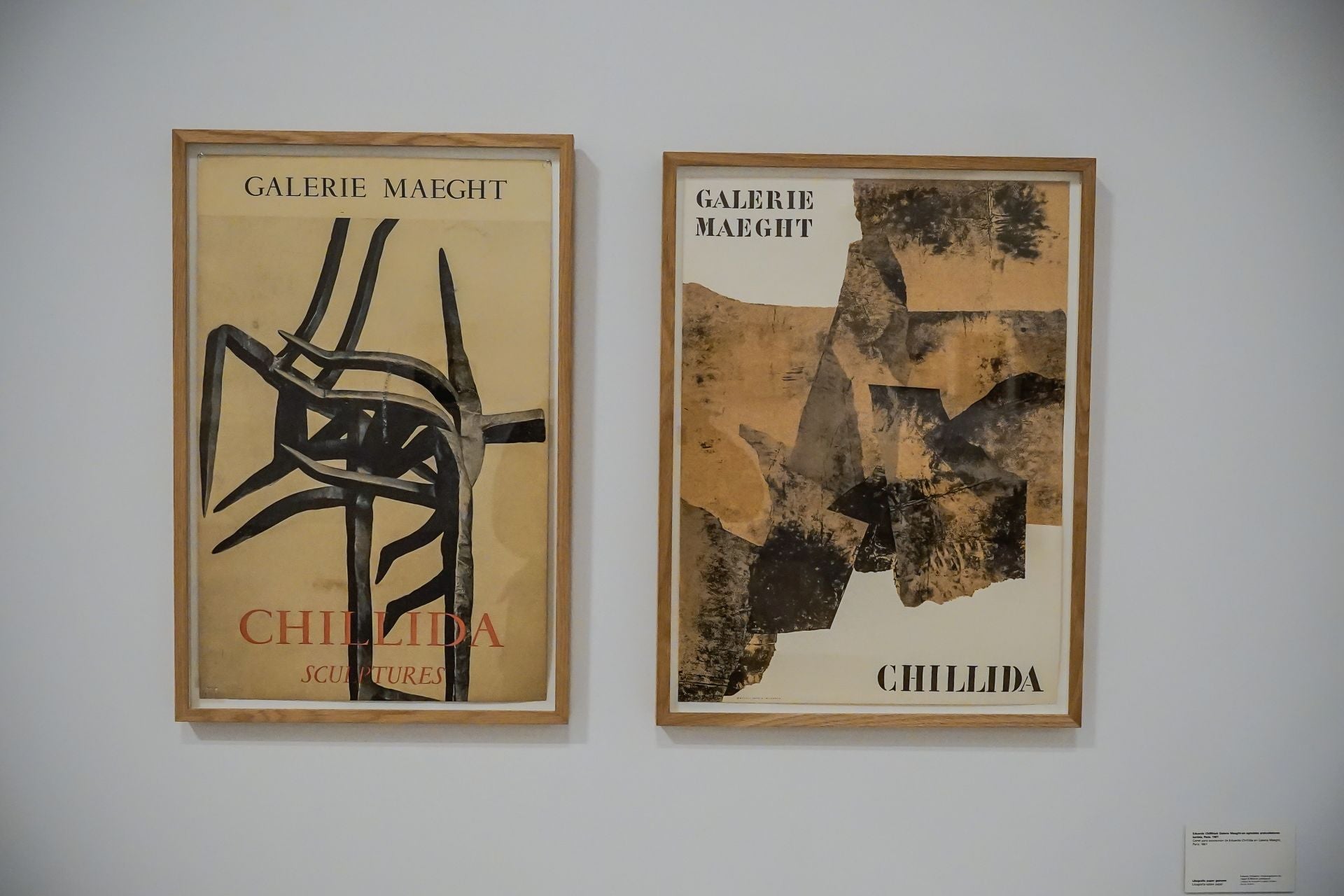 Los carteles más icónicos de Chillida en el Artium