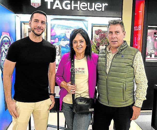 Andrés Recuerda, Encarni Gómez y Txomin Alfonso Coello.