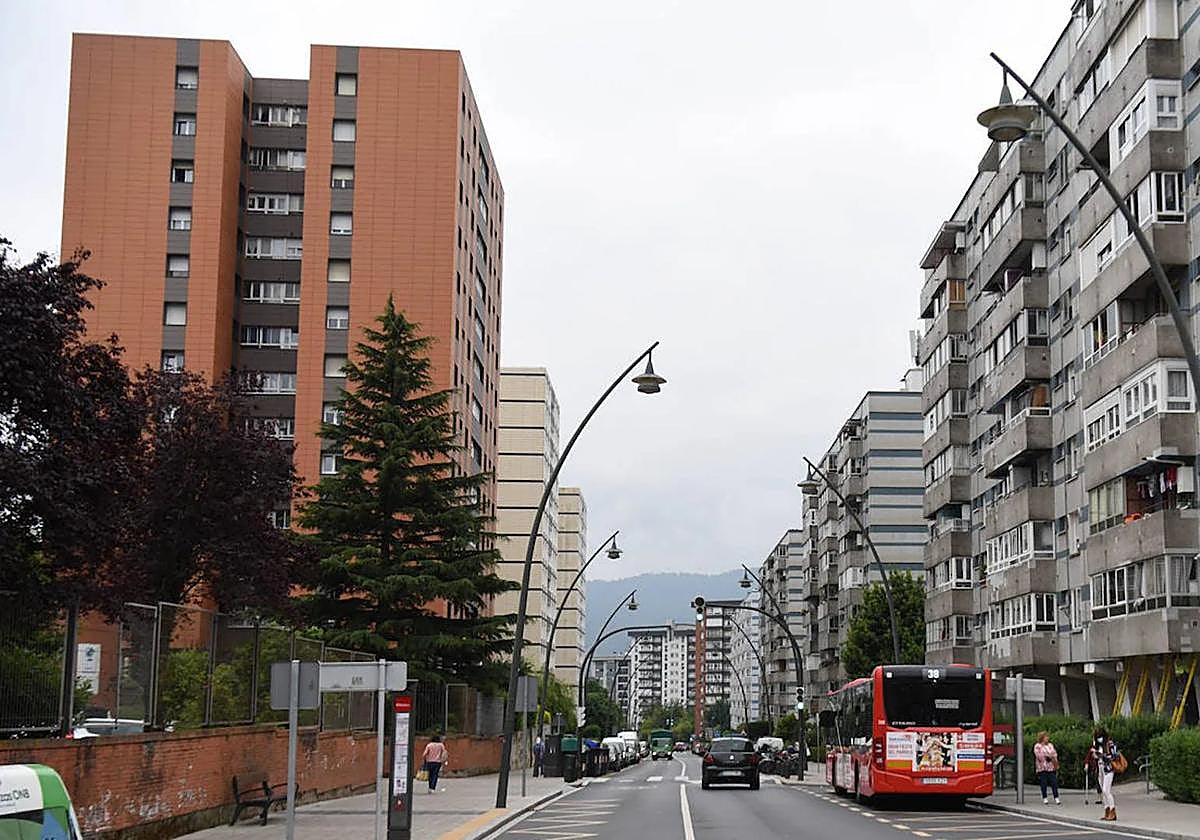 El barrio bilbaíno de Otxarkoaga.