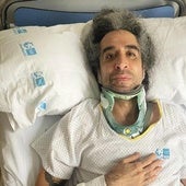 Mario Vaquerizo, ingresado de nuevo en el hospital tras su grave caída