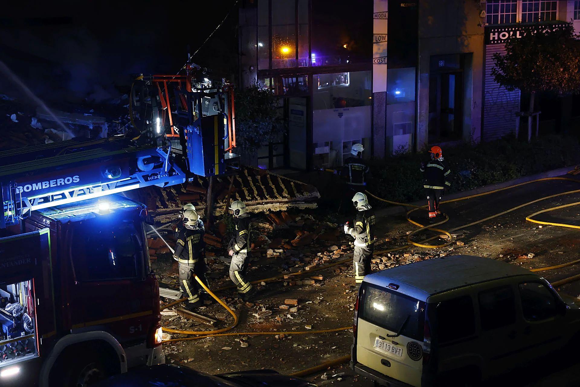 Las imágenes de la explosión y el incendio