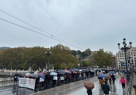 La manifestación ha arrancado desde El Arenal.