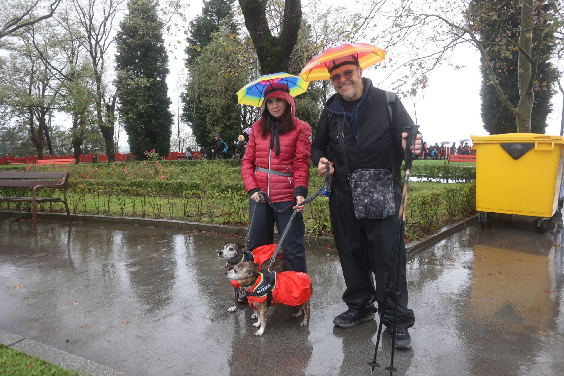 La subida a Artxanda, en imágenes