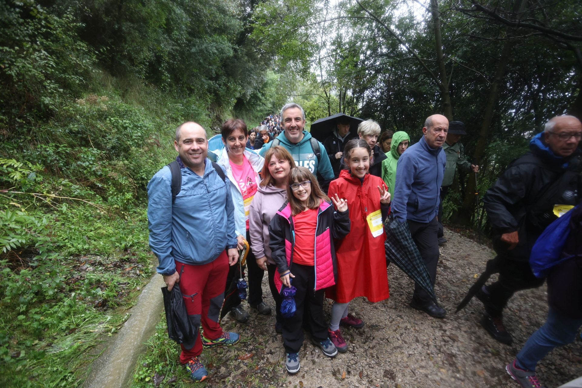 La subida a Artxanda, en imágenes