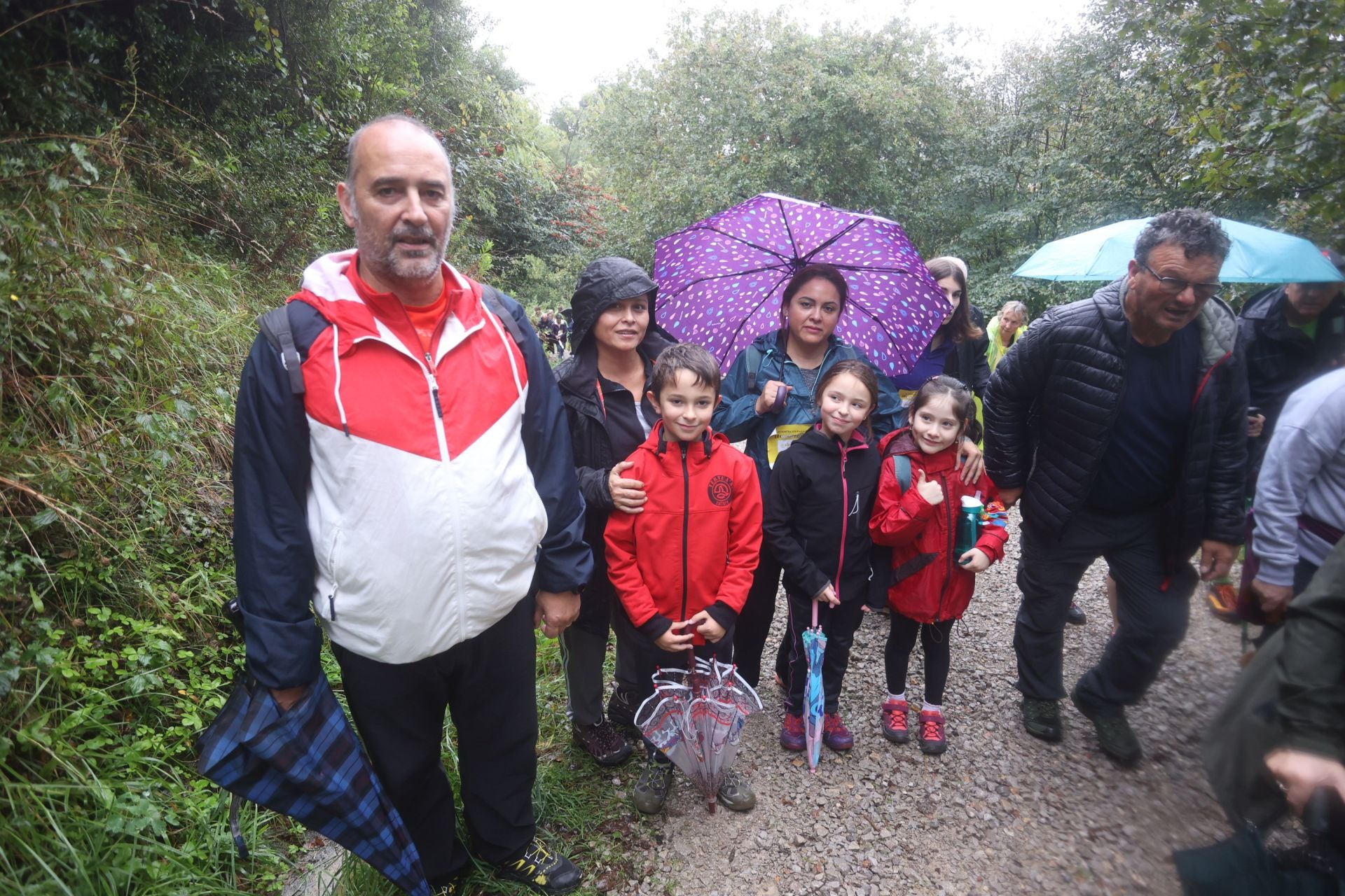 La subida a Artxanda, en imágenes