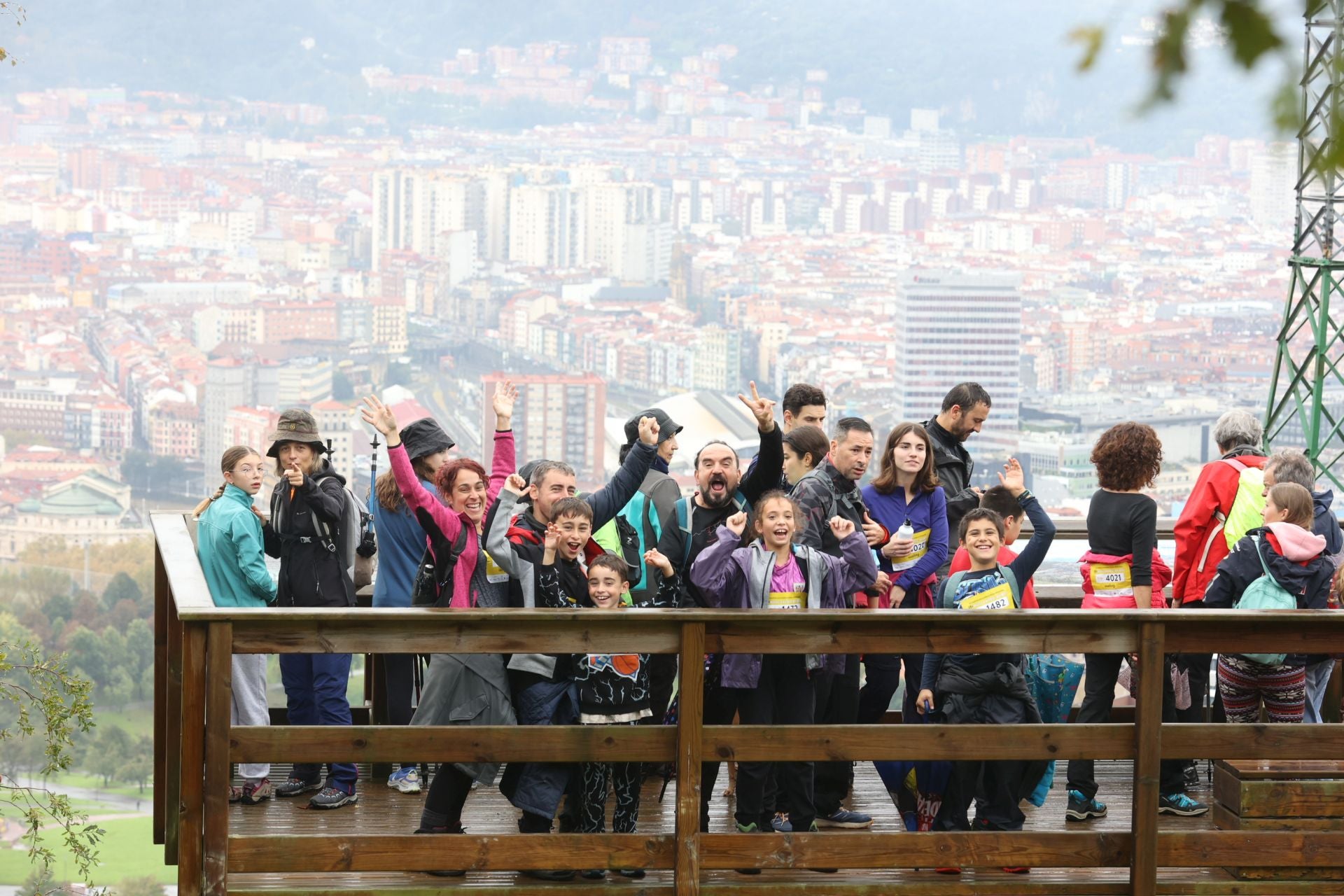 La subida a Artxanda, en imágenes