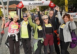 La subida a Artxanda, en imágenes