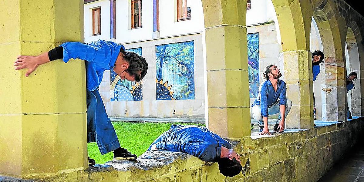 Ensayo del montaje que se ofrece hoy en dos pases (12.00 y 13.30), en el Museo de Arte Sacro.