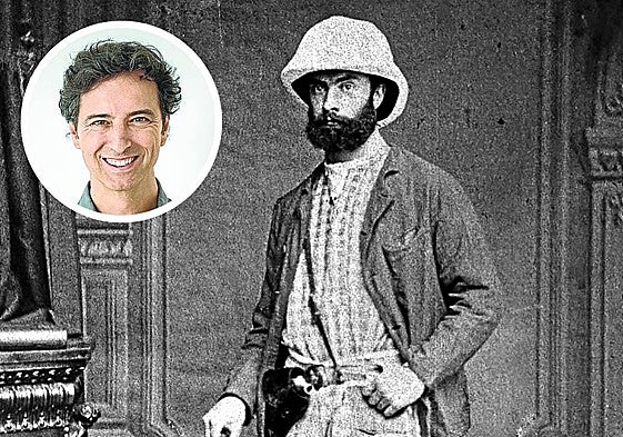 Pascual presenta la novela de Manuel Iradier este martes en la Casa del Libro de Vitoria.